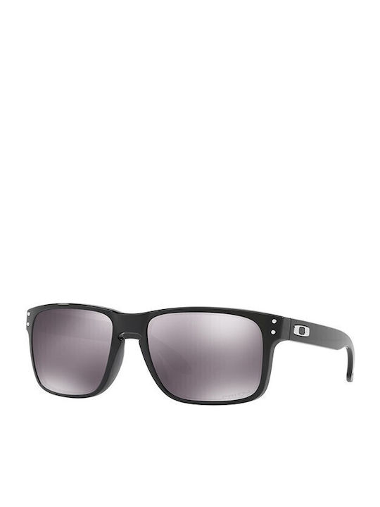 Oakley Holbrook Men's Sunglasses with Black Plastic Frame and Silver Mirror Lens OO9102-E1