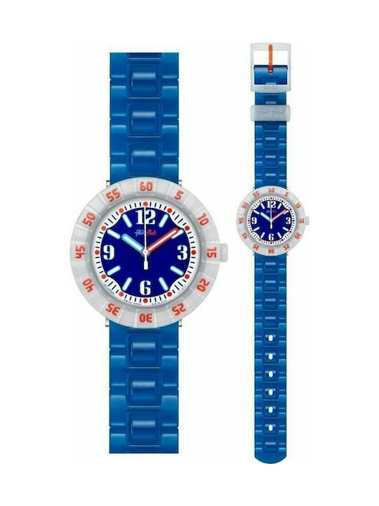 FlikFlak Kids Analog Watch Snorkeling with Rubber/Plastic Strap Blue