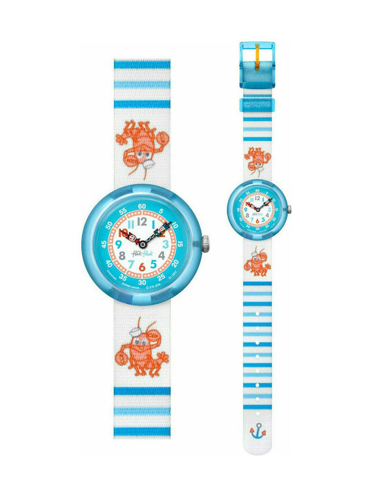 FlikFlak Kids Analog Watch Lobster with Rubber/Plastic Strap Multicolour