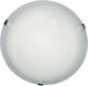 Aca Classic Glass Ceiling Mount Light with Socket E27 in White color 30pcs