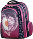 Polo Dino School Bag Backpack Junior High-High School in Purple color 30Liters