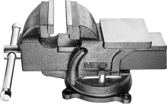 Neo Tools Rotating Countertop Vise Made of Cast Iron with Maximum Opening 150mm