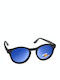 Eyelead Eyelead Polarized L643 Sonnenbrillen mit Schwarz Rahmen und Blau Polarisiert Spiegel Linse