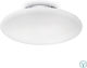 Ideal Lux Smarties PL3 Modern Glass Ceiling Light with Socket E27 50pcs White