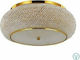 Ideal Lux Pasha PL10 Classic Ceiling Light with Socket E14 with Crystals 55pcs Gold