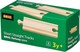 Brio Toys Short Straight Tracks Ράγες Σιδηρόδρομου από Ξύλο