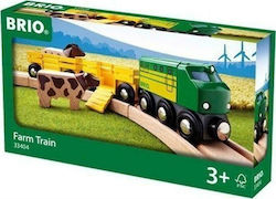 Brio Toys Farm Set cu Trenuleț pentru 3++ Ani