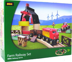 Brio Toys Farm Railway Set with Train for 3++ Years