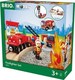 Brio Toys Firefighter Set with Train with Light for 3++ Years