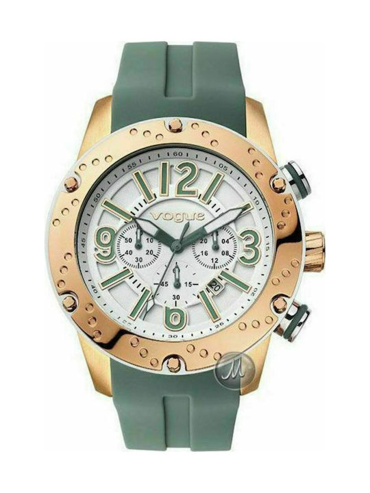 Vogue Uhr mit Grün Kautschukarmband 202017101.6