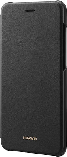 Huawei Book Δερματίνης Μαύρο (Huawei P8 Lite 2017 / P9 Lite 2017 / Honor 8 Lite)