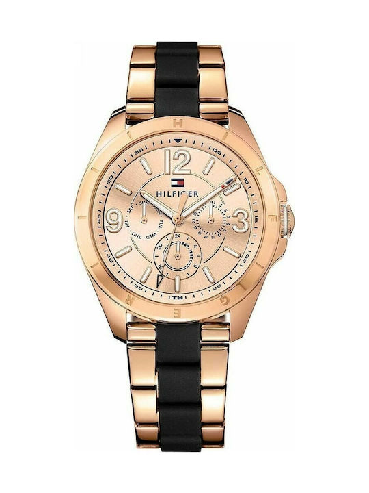 Tommy Hilfiger Darcy Ceas cu Rose Gold Brățară Metalică