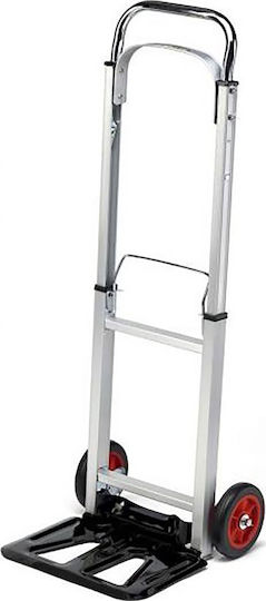 Bormann Transport Trolley BWR9001 Foldable for Weight Load up to 90kg Silver
