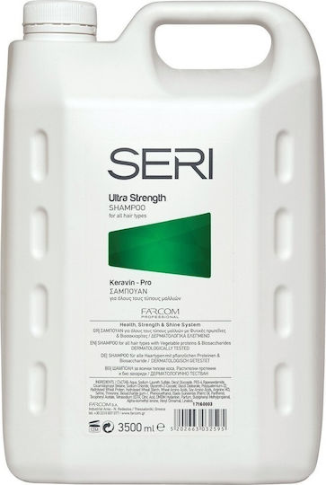 Farcom Seri Ultra Strength Shampoos Reconstruction/Nourishment for All Hair Types 3500ml