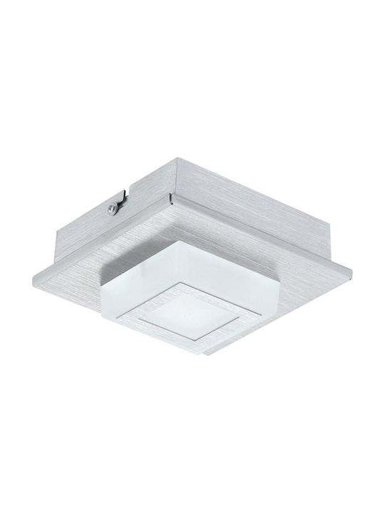 Eglo Masiano Μοντέρνα Πλαστική Πλαφονιέρα Οροφής με Ενσωματωμένο LED σε Λευκό χρώμα