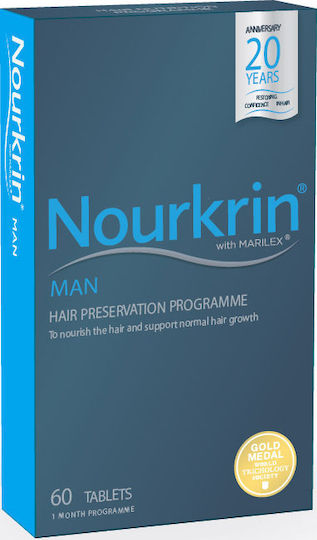 Nourkrin Μan Supplement for Testosterone Boost 60 x 1 tablets