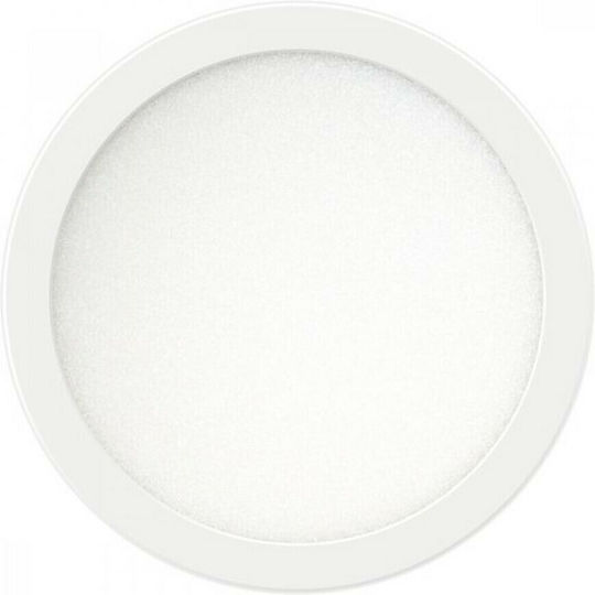 Spot Light Στρογγυλό Χωνευτό LED Panel 24W με Ψυχρό Λευκό Φως 6000K 24εκ.