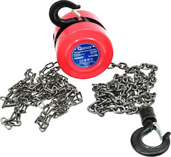 Geko Chain Hoist 2.5m for Weight Load up to 1t Red G01090