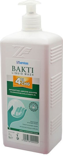 FB Services Baktiwash Liquid 4% CHG Gel De Duș Curățare 1000ml