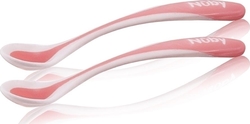 Nuby Baby Spoon Set with Heat Indicator, Plasti...