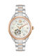 Bulova Diamond Ceas de Damă Automat cu Argintiu Brățară Metalică