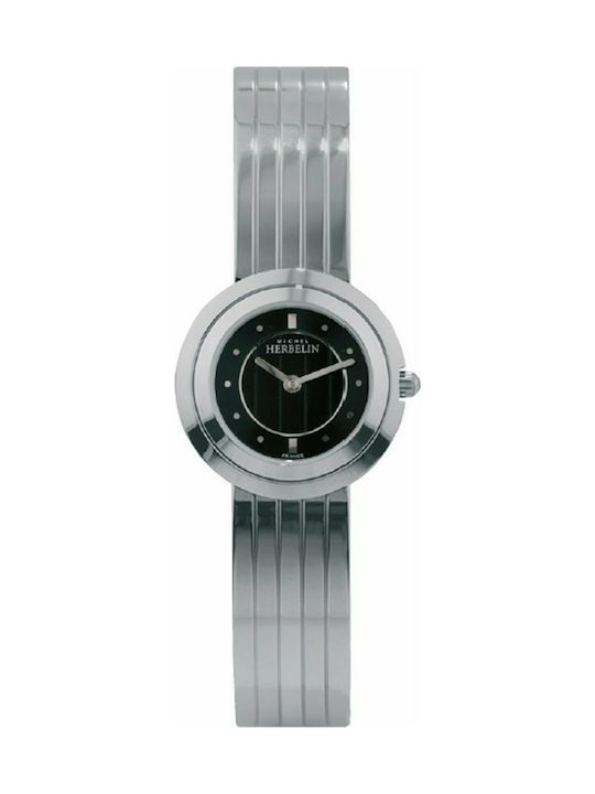 Michel Herbelin Watch with Silver Metal Bracelet