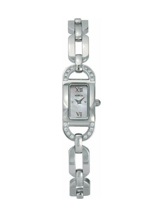 Michel Herbelin Watch with Silver Metal Bracelet