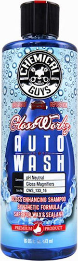 Chemical Guys Glossworkz Gloss Booster and Paintwork Cleanser Σαμπουάν Πλυσίματος Αυτοκινήτου 473ml