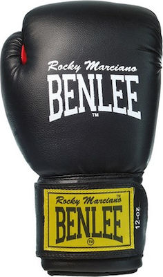 Benlee Rodney Synthetic Leather Boxing Competition Gloves Black