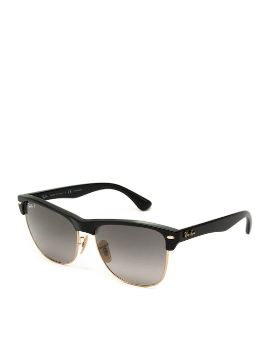Ray Ban Clubmaster Oversized Unisex Γυαλιά Ηλίου με Μαύρο