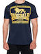 Lonsdale Hounslow Αθλητικό Ανδρικό T-shirt Navy Μπλε με Λογότυπο