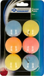 Donic Color Popps Ping Pong Balls 6pcs Donic Color Popps Ping Pong Balls 6pcs