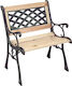 Bench Outdoor Cast Iron 59x54x74cm