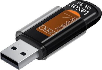 Lexar JumpDrive S57 256GB USB 3.0 Stick Μαύρο