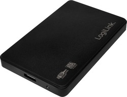 LogiLink Hard Drive Case 2.5" SATA III with connection USB 3.0 in Schwarz color