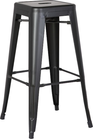 Stool for Bar Outdoor Relix Black 43x43x76cm