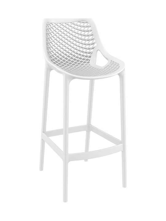 Stool for Bar Outdoor Air Bar 75 White 45x53x105cm