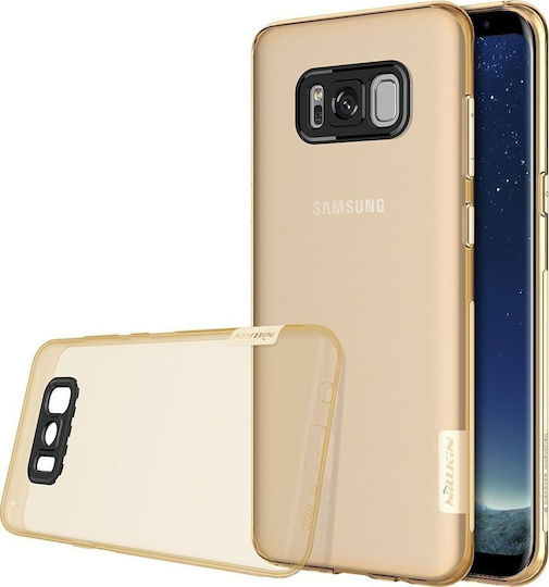 Nillkin Nature Umschlag Rückseite Silikon Braun (Galaxy S8)
