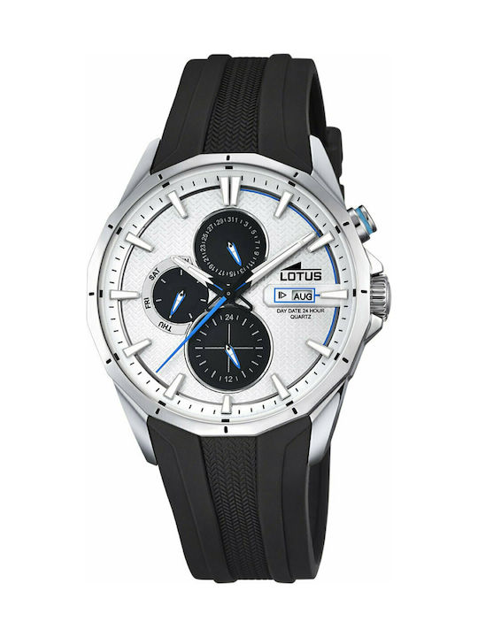 Lotus Watches Uhr Chronograph Batterie mit Schw...