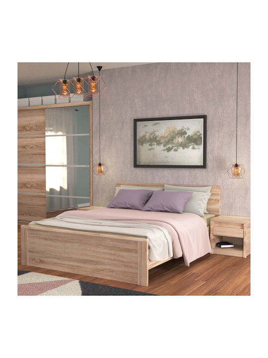Norton Pat Dublu Din Lemn Pentru Saltea 140x200cm În Diferite Culori