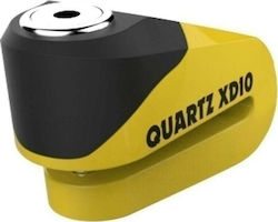 Oxford Quartz XD10 Motorcycle Disc Brake Lock with 10mm Pin in Yellow