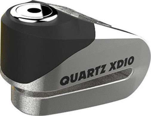 Oxford Quartz XD10 Brushed Stainless Motorcycle Disc Brake Lock with 10mm Pin LK268