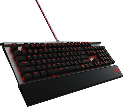 Patriot Viper 730 Tastatură Mecanică de Gaming cu Kailh Brown întrerupătoare și Taste iluminate Negru