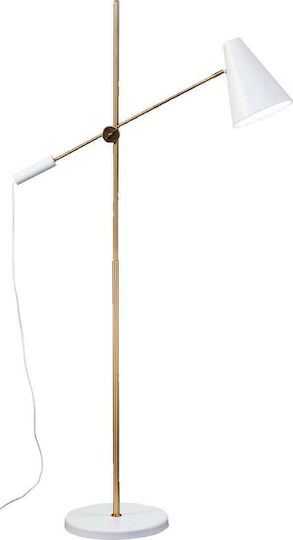 Viokef Eikon Floor Lamp with Socket for Bulb E14 White