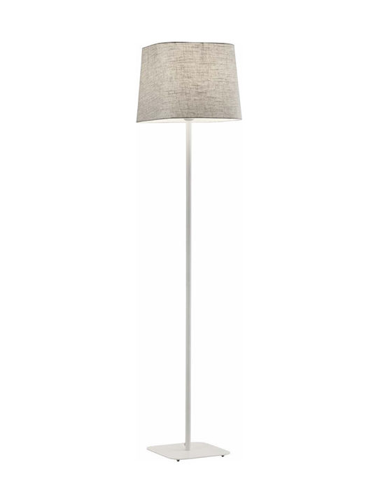 Viokef Hendrix Floor Lamp H161xW36cm. with Socket for Bulb E27 White