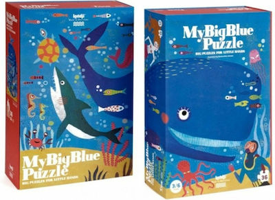 Kinderpuzzle My Big Blue für 3++ Jahre 36pcs Londji