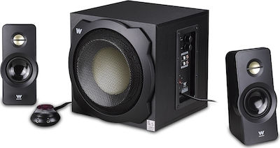 Woxter Big Bass 260 Computerlautsprecher 2.1 mit Leistung 150W in Schwarz Farbe