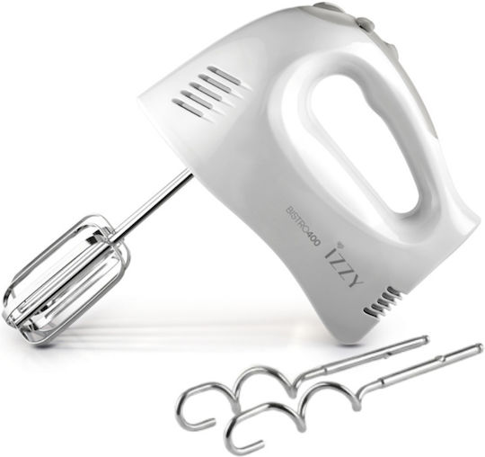Izzy M1105 Bistro Hand Mixer 400W White