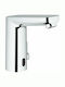 Grohe Eurosmart Cosmo E Mixing Sink Faucet with Photocell Sensor Silver