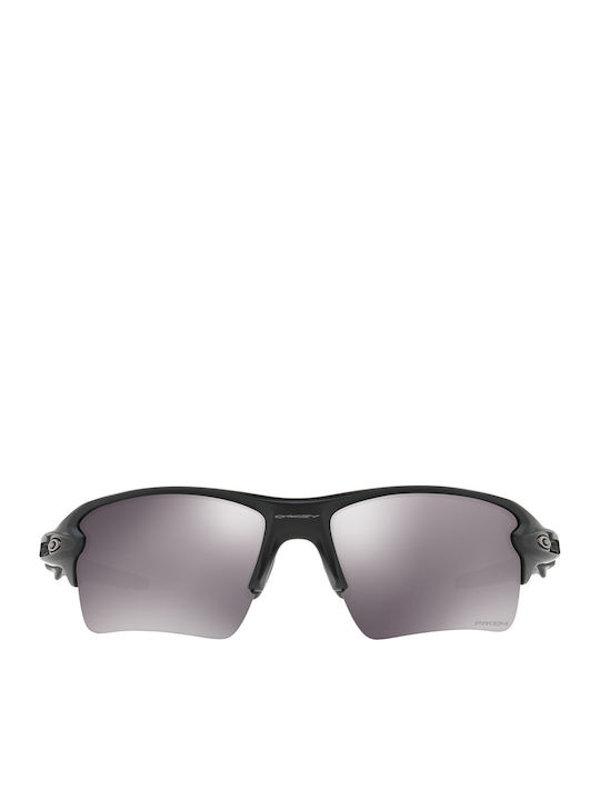 Oakley Flak 2.0 XL Унисекс Слънчеви Очила с Черна Пластмасова Рамка и Черни Огледални Стъкла OO9188-73
